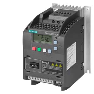 VARIADOR TRIFASICO 1HP/0.75KW 380-480VAC 2.2A IP20 SINAMICS V20 6SL32105BE175UV0