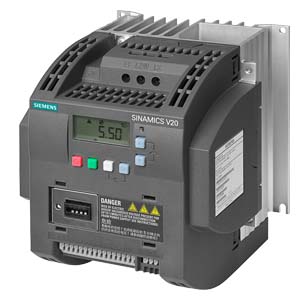 VARIADOR TRIFASICO 5HP/4KW 380-480VAC 8.2A IP20 SINAMICS V20 6SL32105BE240UV0