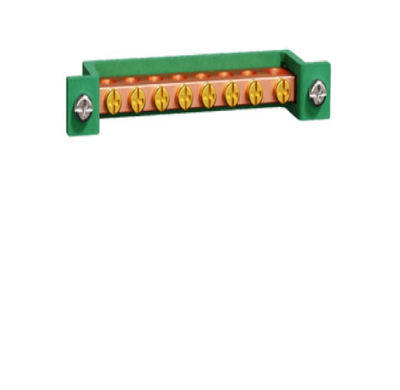 BORNERA LINEA TIERRA VERDE 12/16 VIAS 500V 8 MOD EASY9 EZ9E33B08E