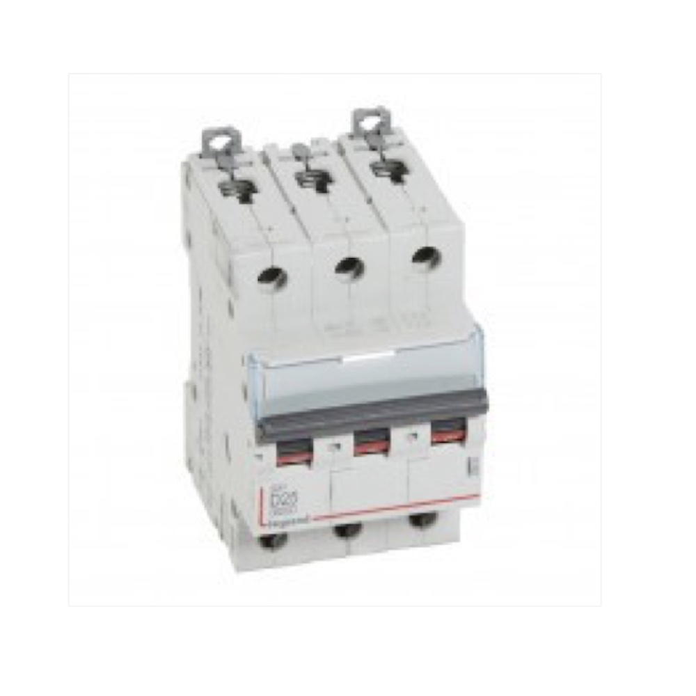INTERRUPTOR AUT TERMOMAG P/RIEL 3P 25A 400VAC 10/16KA DX3-6000 408091