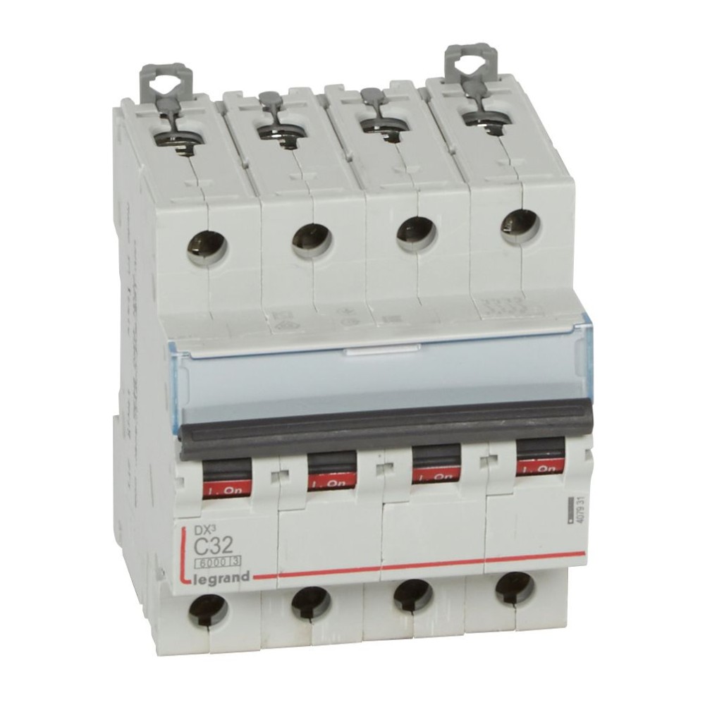 INTERRUPTOR AUT TERMOMAG P/RIEL 4P 32A 230/400VAC 25/10KA DX3-6000 407931