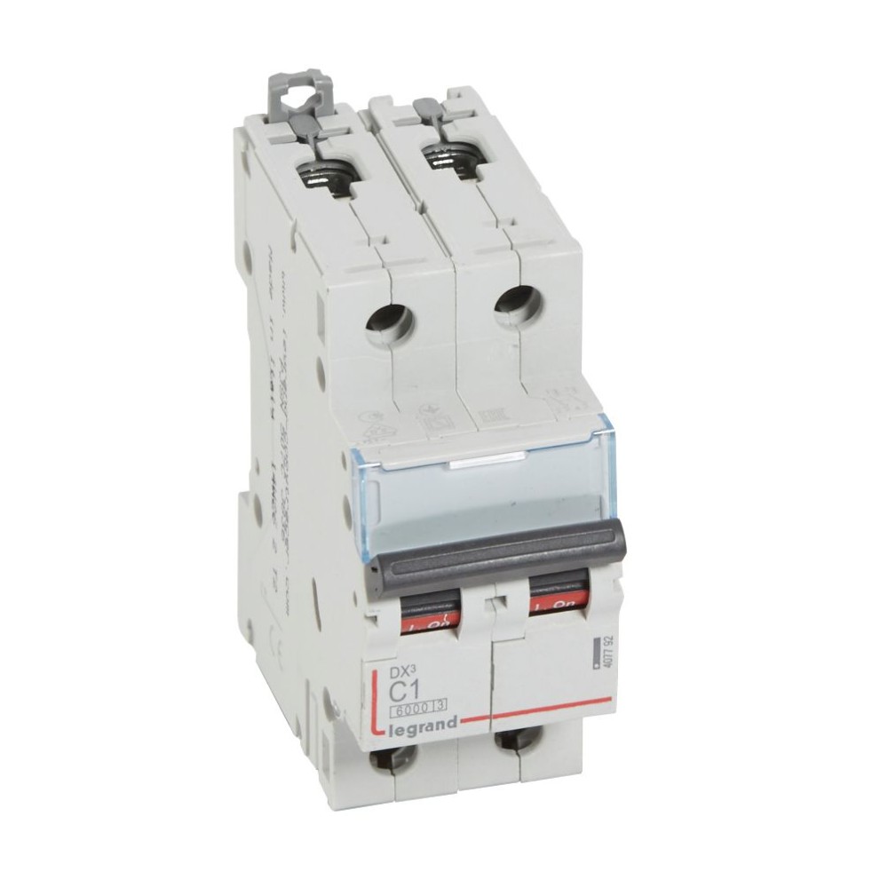 INTERRUPTOR AUT P/RIEL 2P 1A 230/400V CURVA C 25KA DX3 407792