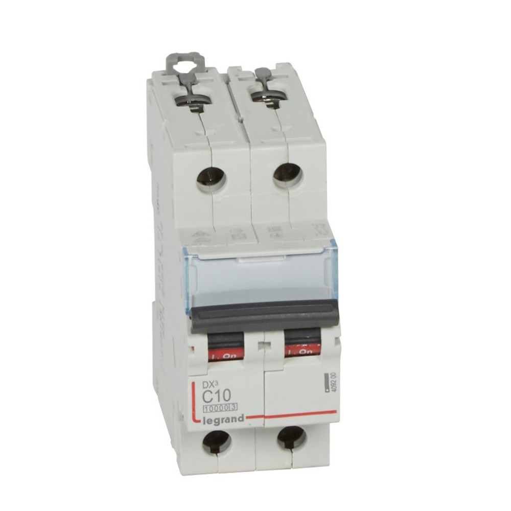 INTERRUPTOR AUT TERMOMAG P/RIEL 2P 10A 230/400VAC 16KA DX3-10000 409200