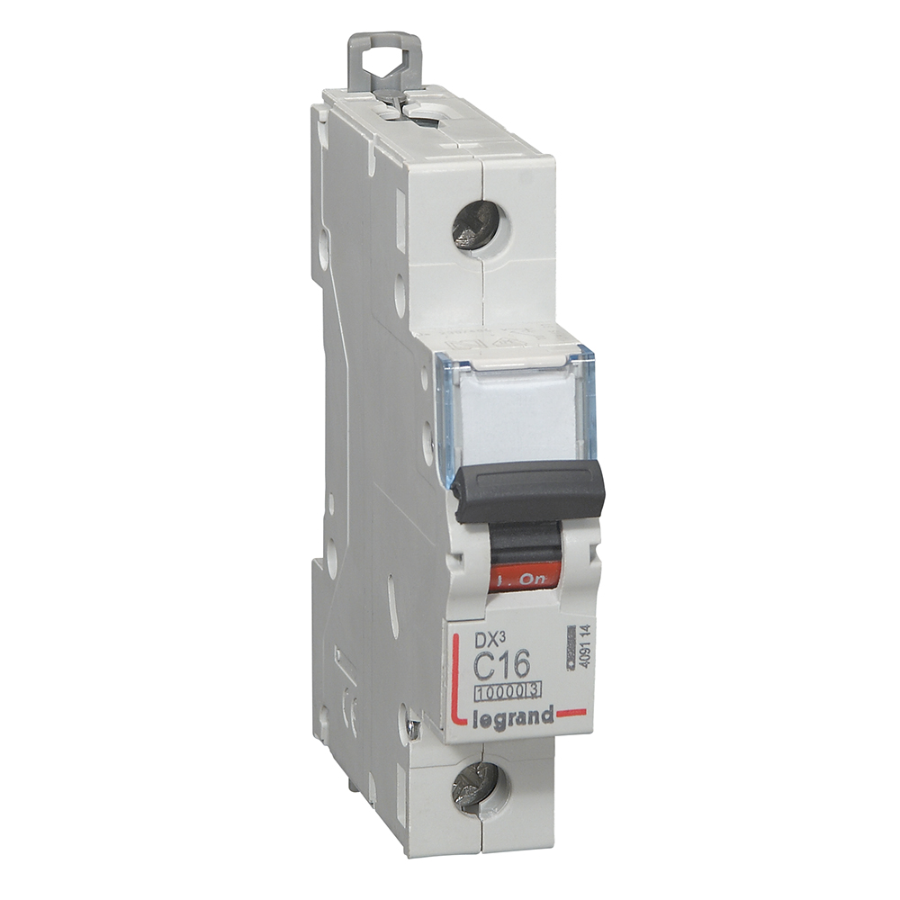 INTERRUPTOR AUT TERMOMAG P/RIEL 1P 16A 230/400VAC 10/16KA DX3 409114