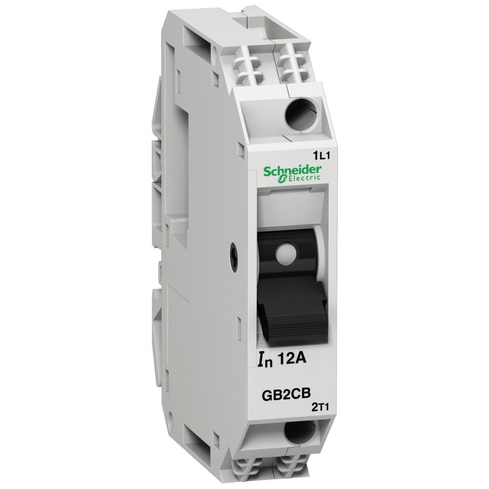INTERRUPTOR AUT TERMOMAG P/RIEL 1P 2A 230VAC 50KA TESYS GB2CB07