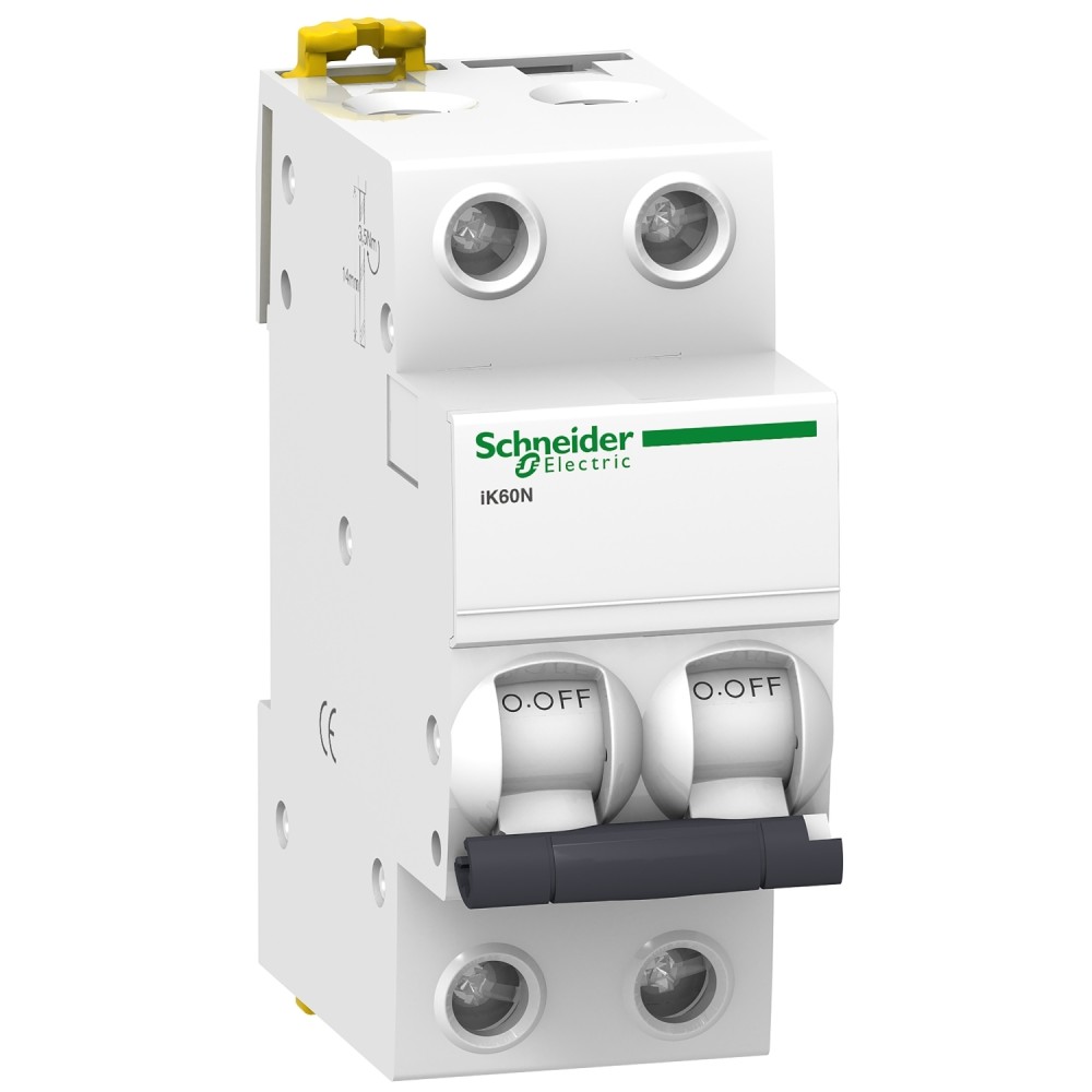 INTERRUPTOR AUT TERMOMAG P/RIEL 2P 63A 230/400VAC 10/5KA IK60N A9K24263