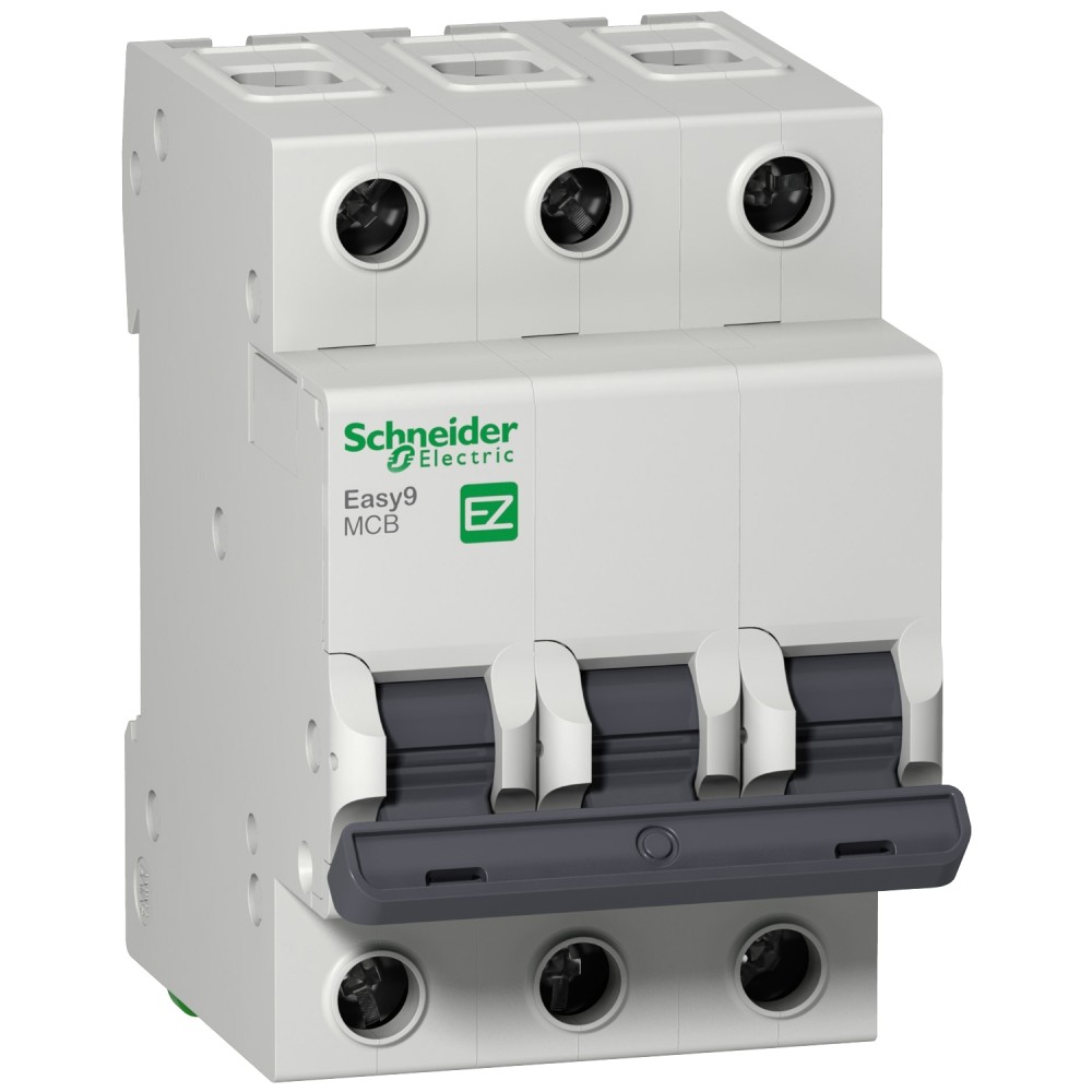 INTERRUPTOR AUT TERMOMAG P/RIEL 3P 25A 230/400VAC 10/6KA EASY9 EZ9F56325