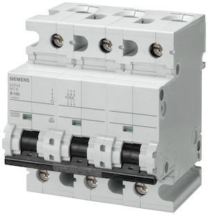 INTERRUPTOR AUT TERMOMAG P/RIEL 3P 80A 220/440VAC 10/10KA 5SP43807