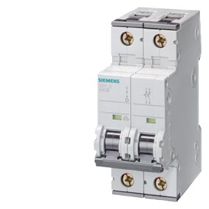 INTERRUPTOR AUT TERMOMAG P/RIEL 2P 25A 220/440VAC 10/6KA 5SY62257