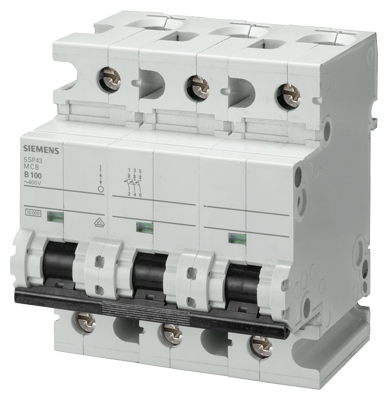 INTERRUPTOR AUT TERMOMAG P/RIEL 3P 125A 220/440VAC 10/10KA 5SP43927