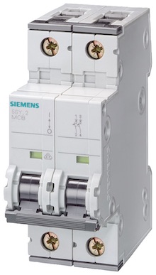 INTERRUPTOR AUT TERMOMAG P/RIEL 2P 50A 220/440VAC 10/10KA 5SY42507
