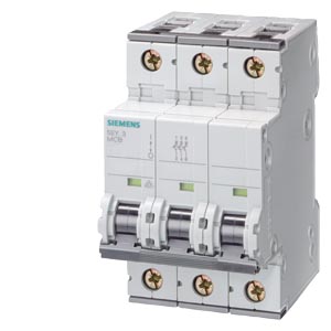 INTERRUPTOR AUT TERMOMAG P/RIEL 3P 10A 220/440VAC 10/10KA 5SY43107