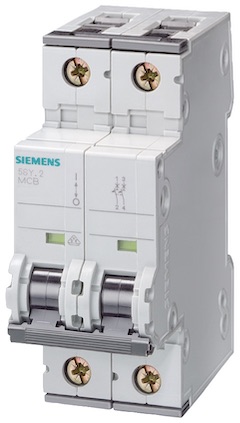 INTERRUPTOR AUT TERMOMAG P/RIEL 2P 16A 220/440VAC 10/10KA 5SY42167