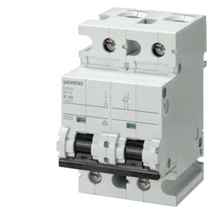INTERRUPTOR AUT TERMOMAG P/RIEL 2P 125A 220/440VAC 10/10KA 5SP42927