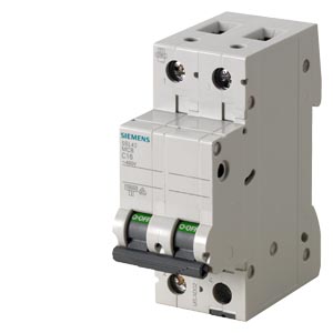 INTERRUPTOR AUT TERMOMAG P/RIEL 2P 40A 220/400VAC 20/10KA 5SL42407RC