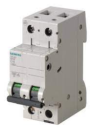 INTERRUPTOR AUT TERMOMAG P/RIEL 2P 1A 220/440VAC 10/6KA 5SL62017MB