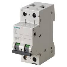 INTERRUPTOR AUT TERMOMAG P/RIEL 2P 2A 400VAC 6KA 5SL62027MB