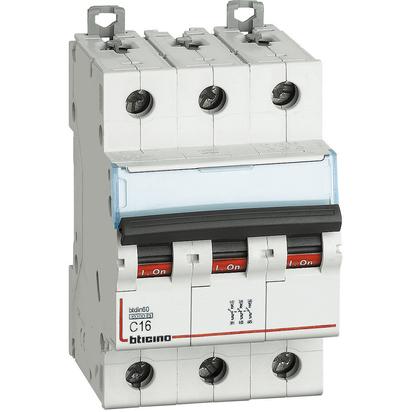 INTERRUPTOR AUT TERMOMAG P/RIEL 3P 16A 220/400VAC 10/6KA BTDIN FN830YC16