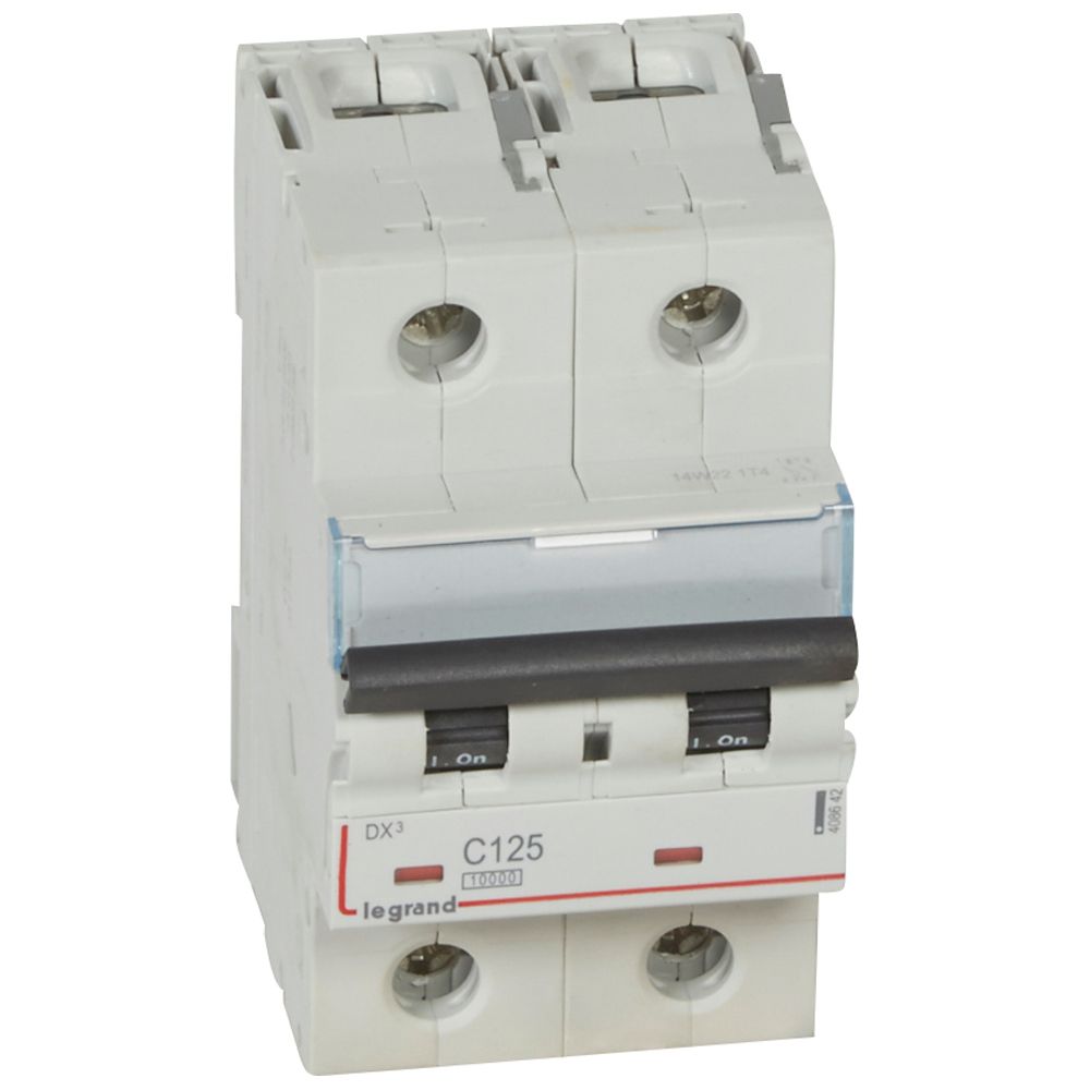 INTERRUPTOR AUT RIEL 2P 125A 400VAC CURVA C 16KA DX310000 408642