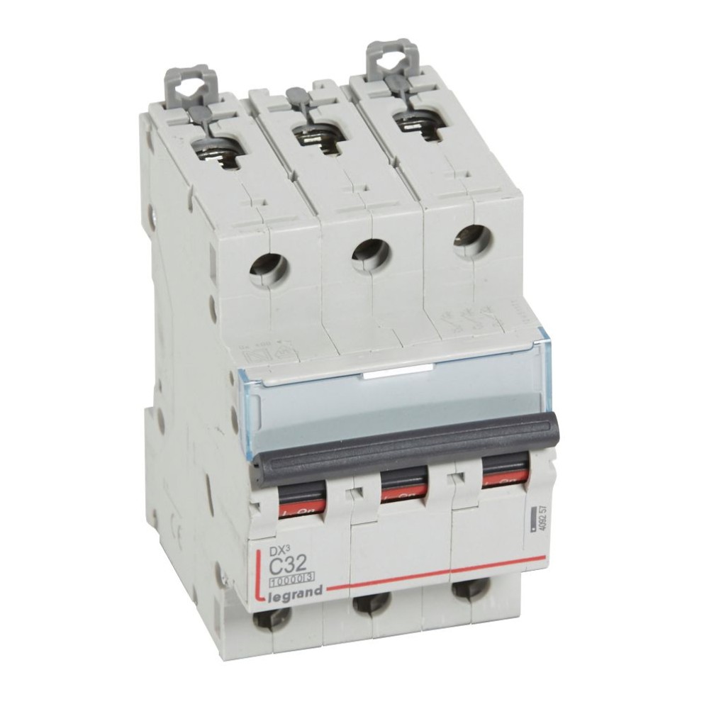 INTERRUPTOR AUT TERMOMAG P/RIEL 3P 32A 230/400VAC 32/16KA DX3-10000 409257