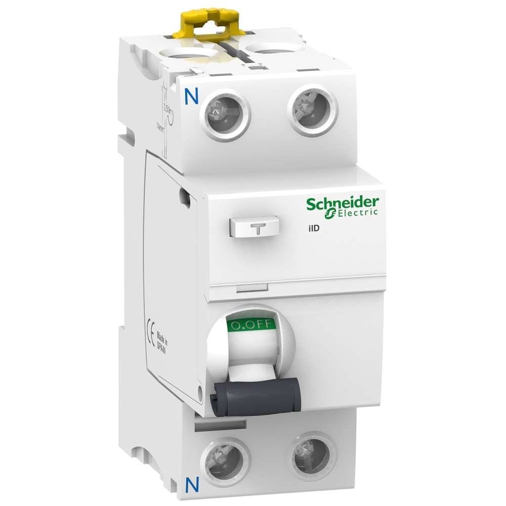 INTERRUPTOR DIFERENCIAL 2P 40A 220-240VAC 30MA TIPO AC ACTI 9 ILD A9R71240