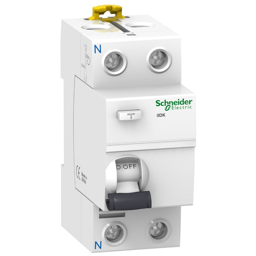 INTERRUPTOR DIFERENCIAL 4P 63A 380-415VAC 300MA TIPO AC ACTI 9 ILD A9R74463