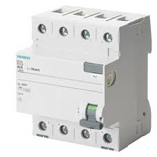 INTERRUPTOR DIFERENCIAL 4P 40A 400VAC 300MA TIPO AC SENTRON 5SV46440
