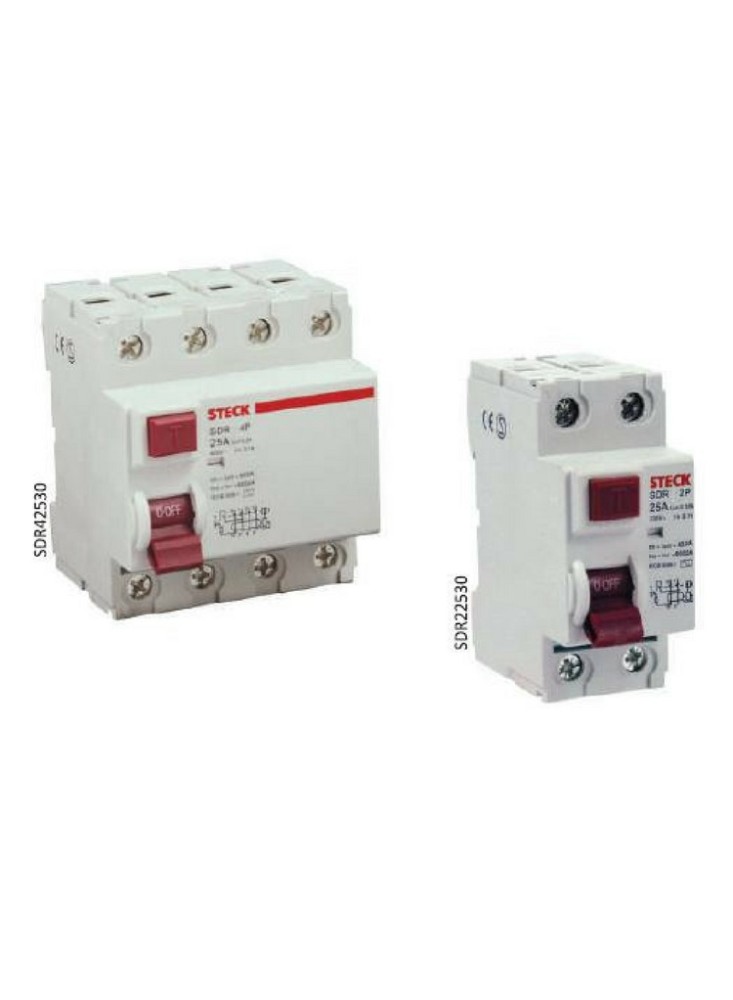 INTERRUPTOR DIFERENCIAL 4P 80A 400VAC 30MA TIPO AC SDR480003