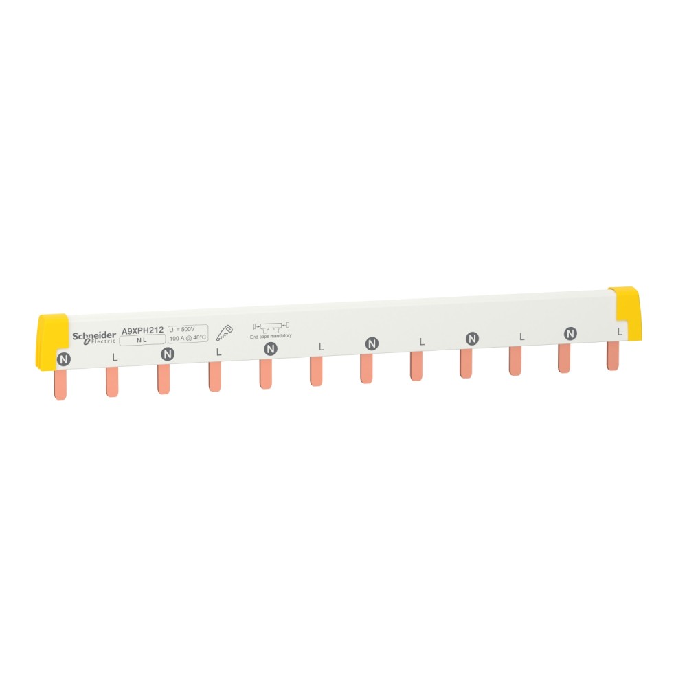 PEINE CONEXION BIPOLAR 100A 12 DIENTES ACTI 9 A9XPH212