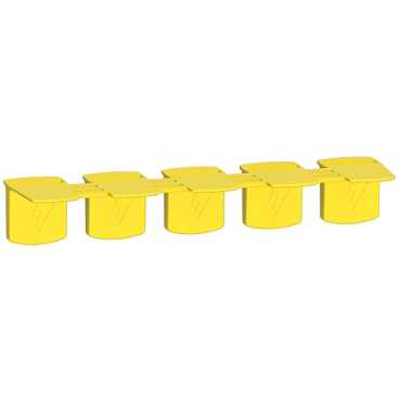 CUBRE DIENTES AISLANTES P/PEINE ACTI 9 C/20UN A9XPT920