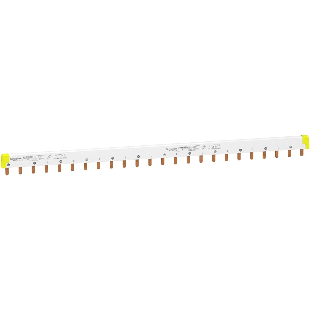 PEINE CONEXION BIPOLAR 100A 24 DIENTES ACTI 9 A9XPH224