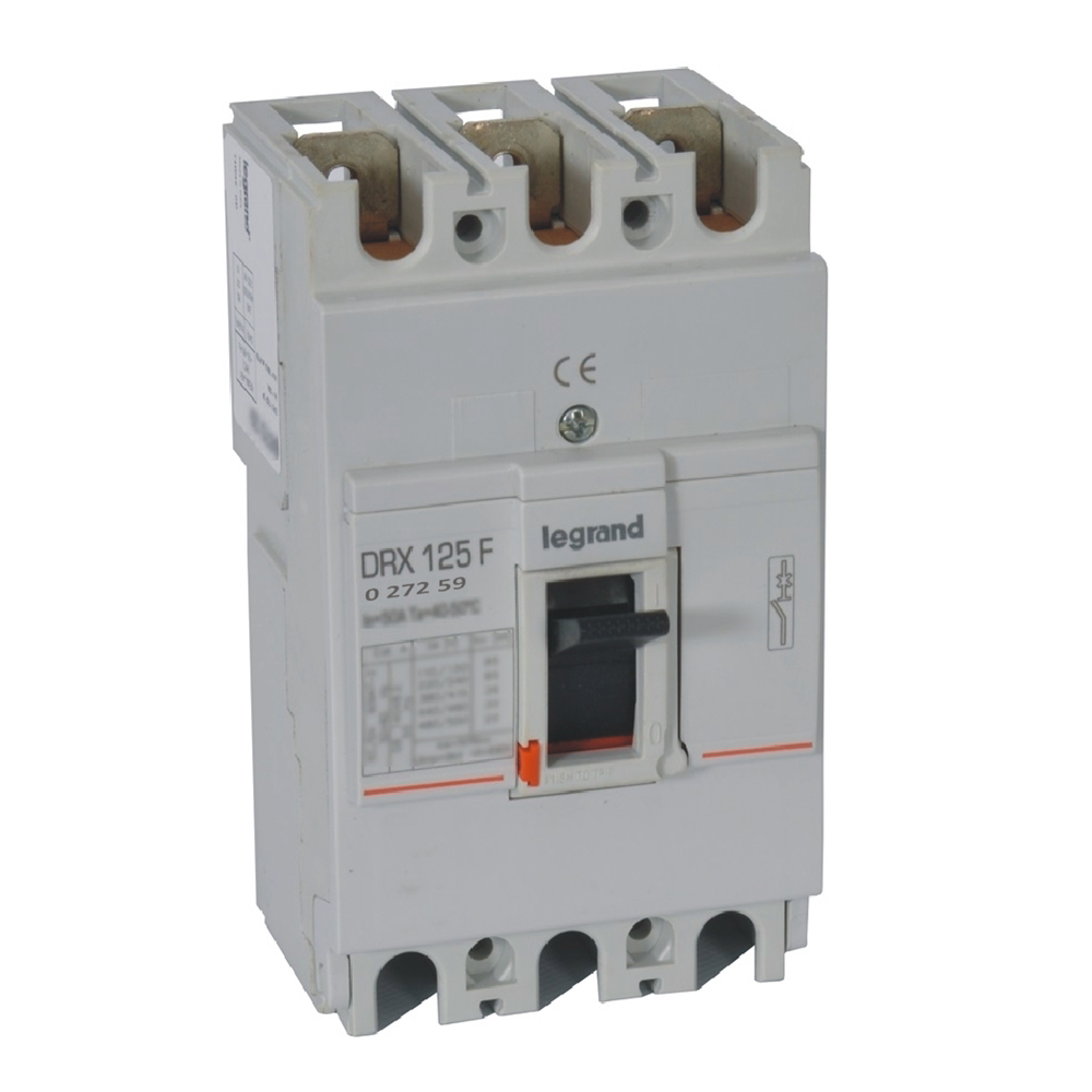 INTERRUPTOR AUT CAJA MOLD 3P FIJO 80A 36KA 415VAC DRX125 027259