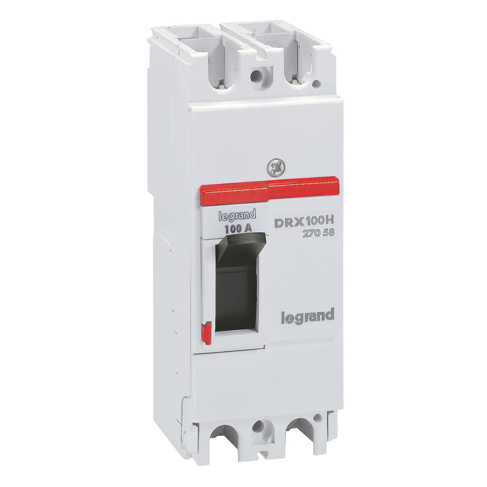 INTERRUPTOR AUT CAJA MOLD 2P FIJO 100A 36KA 415VAC DRX125 027058