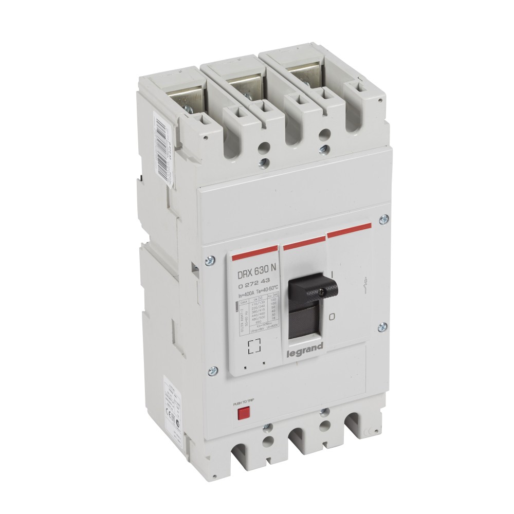 INTERRUPTOR AUT CAJA MOLD 3P FIJO 400A 50KA 415VAC DRX630 027243