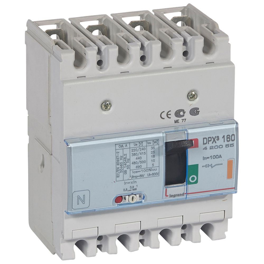 INTERRUPTOR AUT CAJA MOLD 4P 100A DPX3160 420055