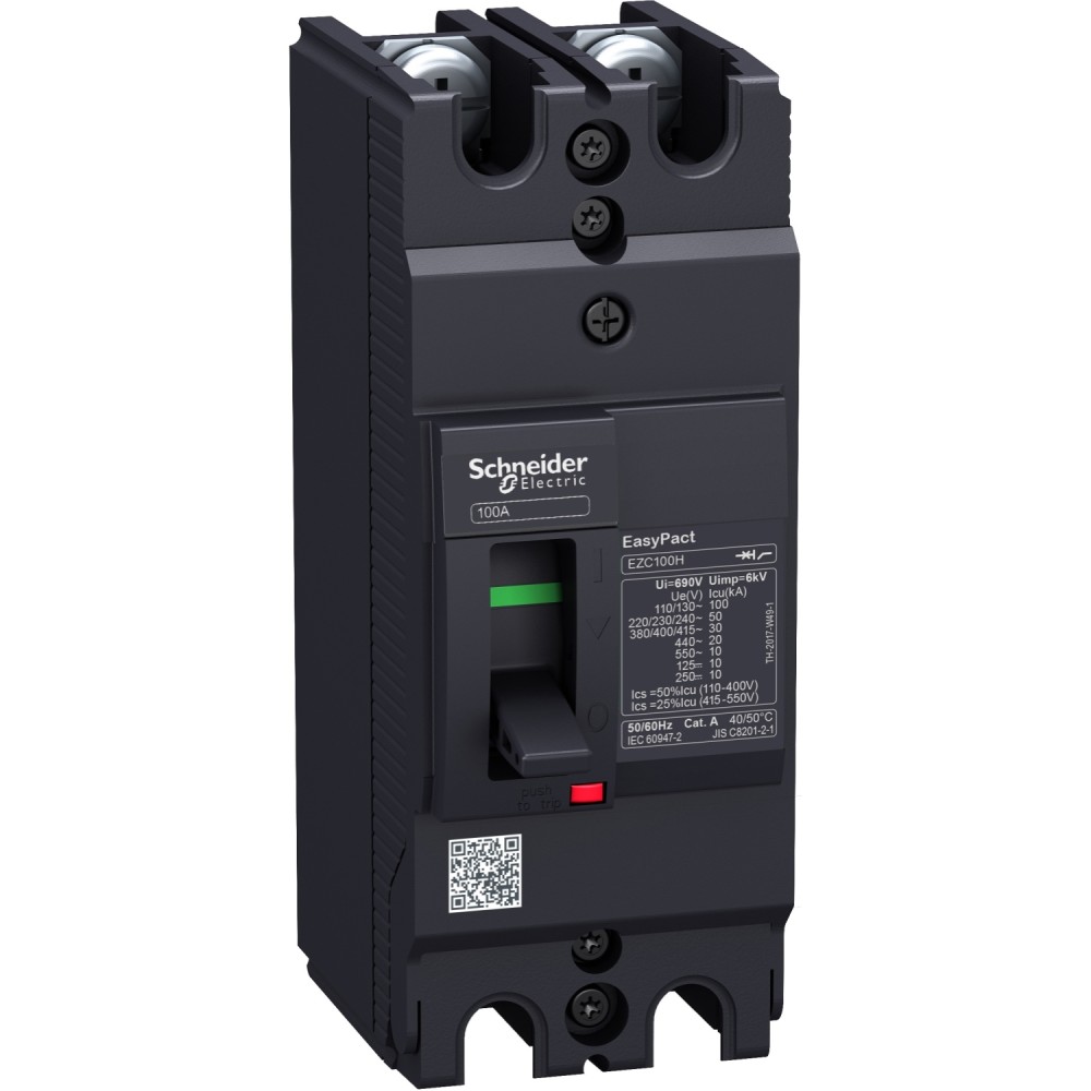 INT. TERMOMAGNETICO 2P 50A EZC100H2050