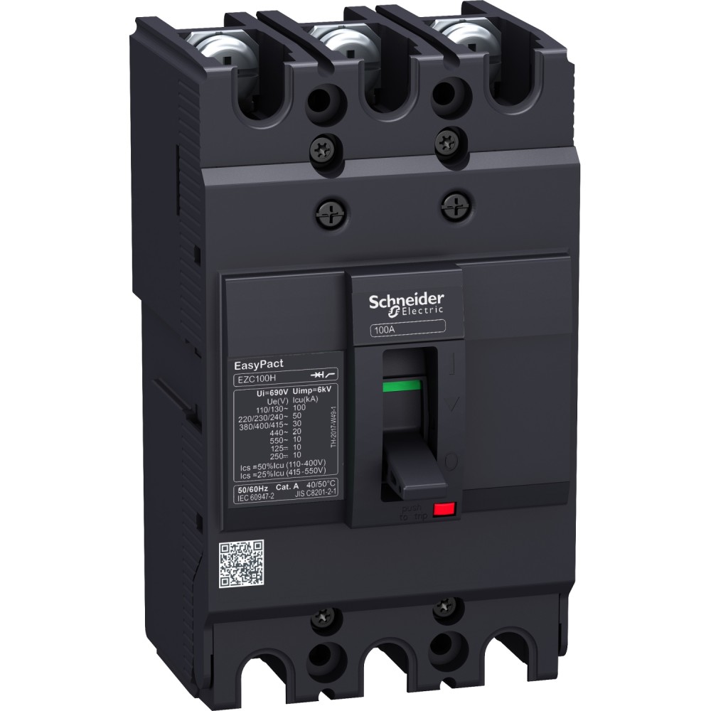 INT TERMOMAGNETICO FIJO 3P 15A 25/18/10 KA 240/380/440 V EZC100N3015