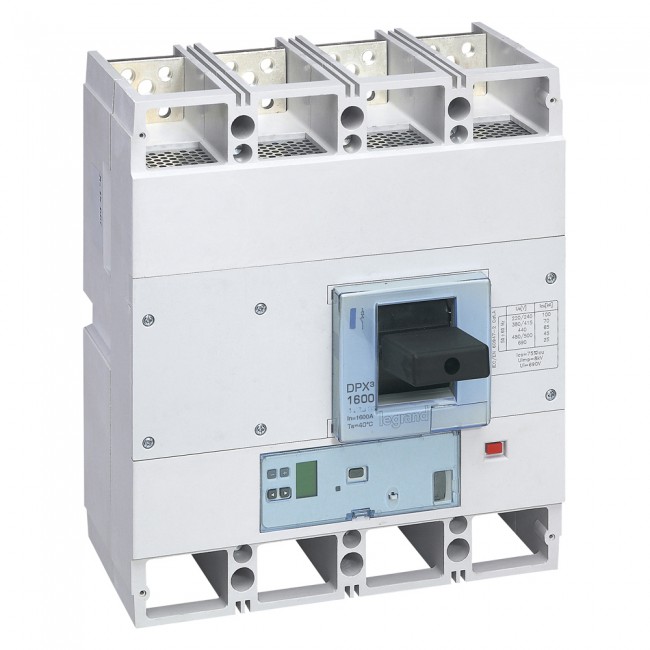 INTERRUPTOR AUT CAJA MOLD 4P TM REGUL 630-1600A 70KA 400VAC DPX3 1600 422321