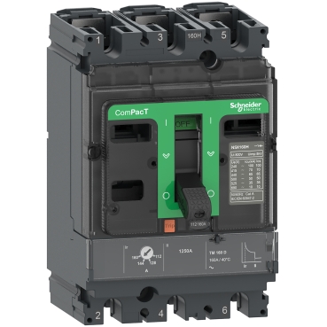 INTERRUPTOR AUT CAJA MOLD 3P REGUL 70-100A 70KA 440VAC NSX100H C10H3TM100 (REEMPLAZA  LV429670)