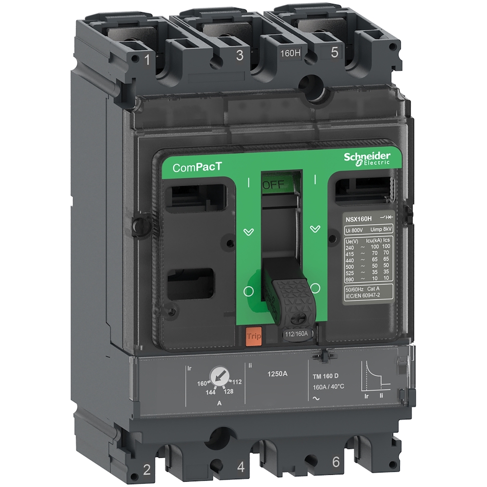 INTERRUPTOR AUT CAJA MOLD 3P REGUL 22.4-32A 70KA 440VAC NSX100H C10H3TM032 (REEMPLAZA LV429675)