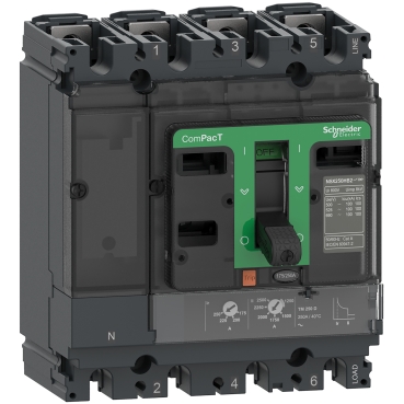 INTERRUPTOR AUT CAJA MOLD 4P REGUL 35-50A 36KA 415VAC NSX100F C10F4TM050 (REEMPLAZA LV429653)