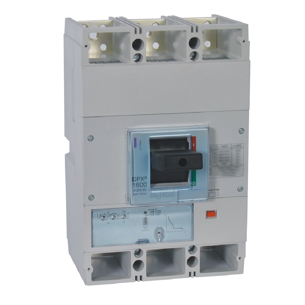INTERRUPTOR AUT CAJA MOLD 3P REGUL 400-1000A 50KA 415VAC DPX3 1600 422553