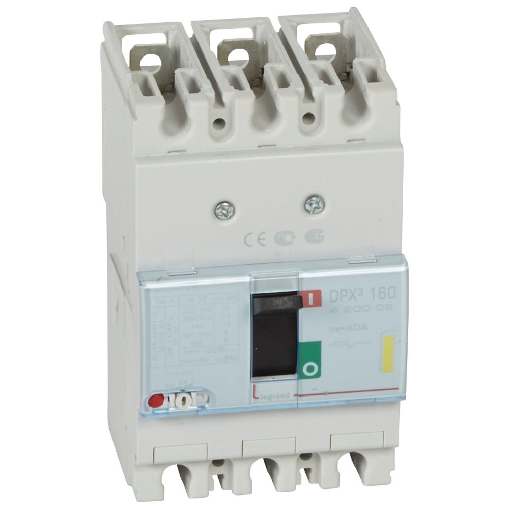 INTERRUPTOR AUT CAJA MOLD 3P REGUL 32-40A 16KA 400VAC DPX3 160 420002