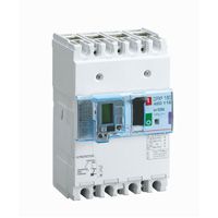 Int. termomag. diferencial DPX3 160 de 4 polos regulable de 100A a 125A. 36KA a 400 V REF:420116