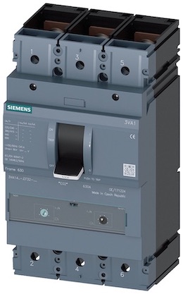 INTERRUPTOR AUT CAJA MOLD 3P REGUL 440-630A 36KA 415VAC SENTRON 3VA14634EF320AA0