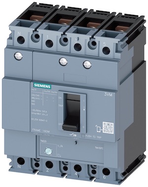 INTERRUPTOR AUT CAJA MOLD 4P REGUL 88-125A 25KA 415VAC SENTRON 3VM11123GE420AA0