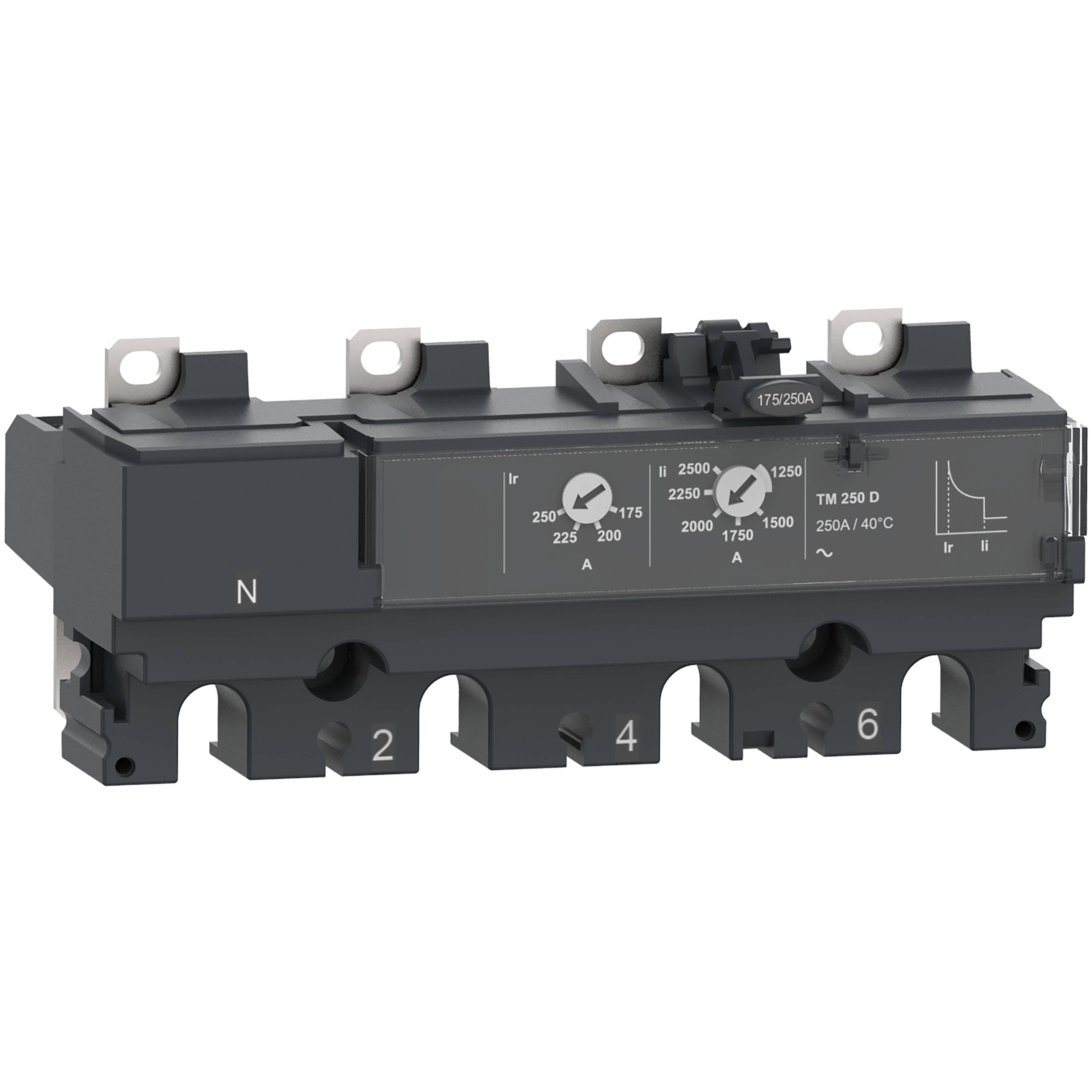 UNIDAD CONTROL NSX100 AC 4P4R 50A TMD C104TM050
