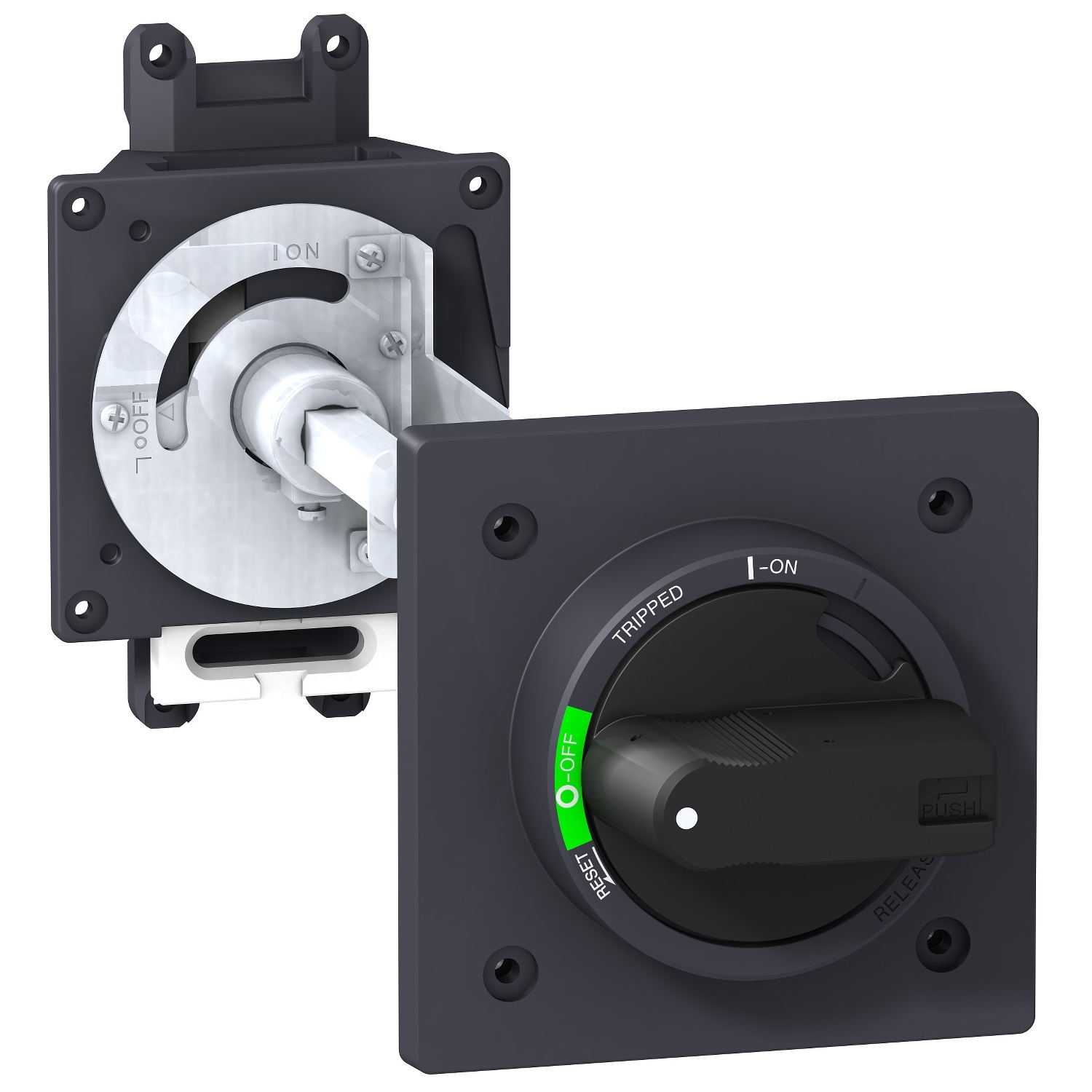 MANDO ROTATIVO FRONTAL NEGRO DIRECTO P/INTERRUPTOR AUT EZC250 EZEROTE