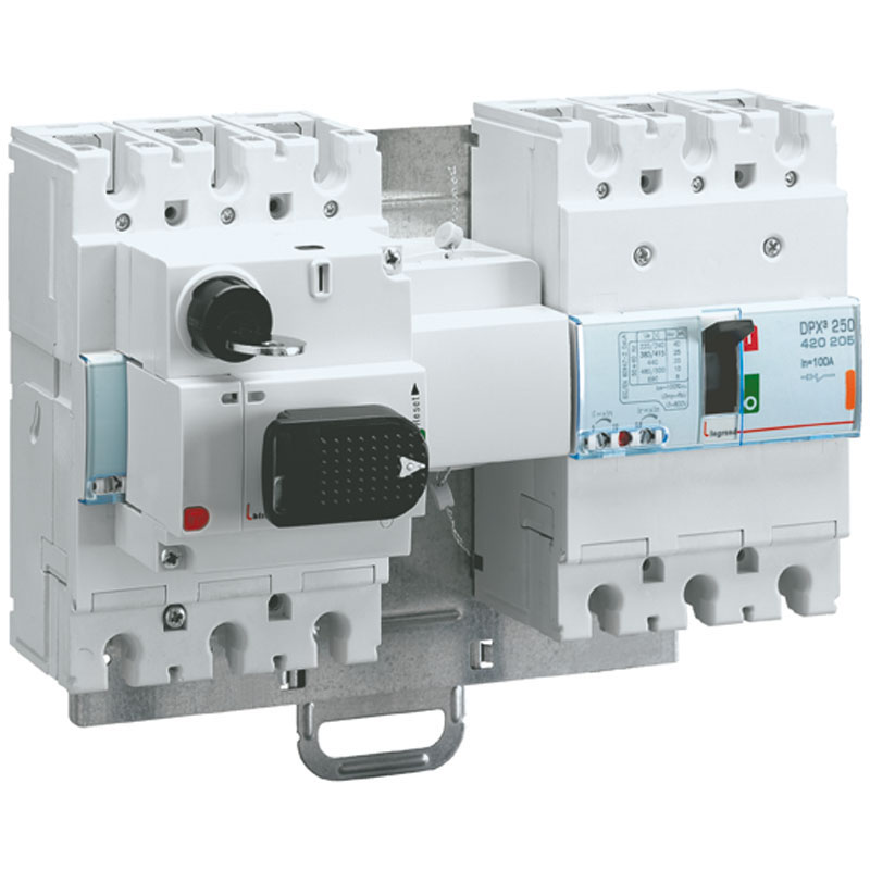 PLACA MONTAJE ENCLAVAMIENTO MEC P/INTERRUPTOR AUT DPX3 160/250 421058