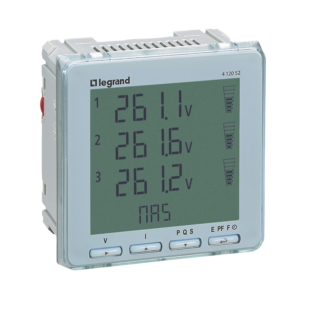 MEDIDOR ENERGIA MULTIFUNCION TRIF 5A EMDX3 C/PANTALLA LCD 412052